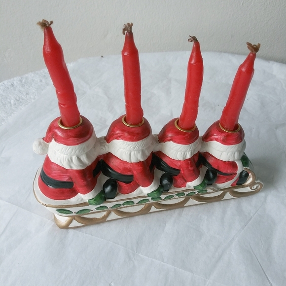 🌲 Vintage Santa's Candles Holder - Picture 5 of 7